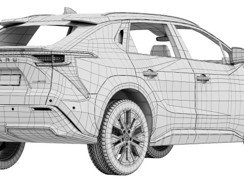 Subaru Solterra EV 2026 Modèle 3D
