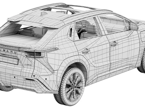 Subaru Solterra EV 2026 3D Model