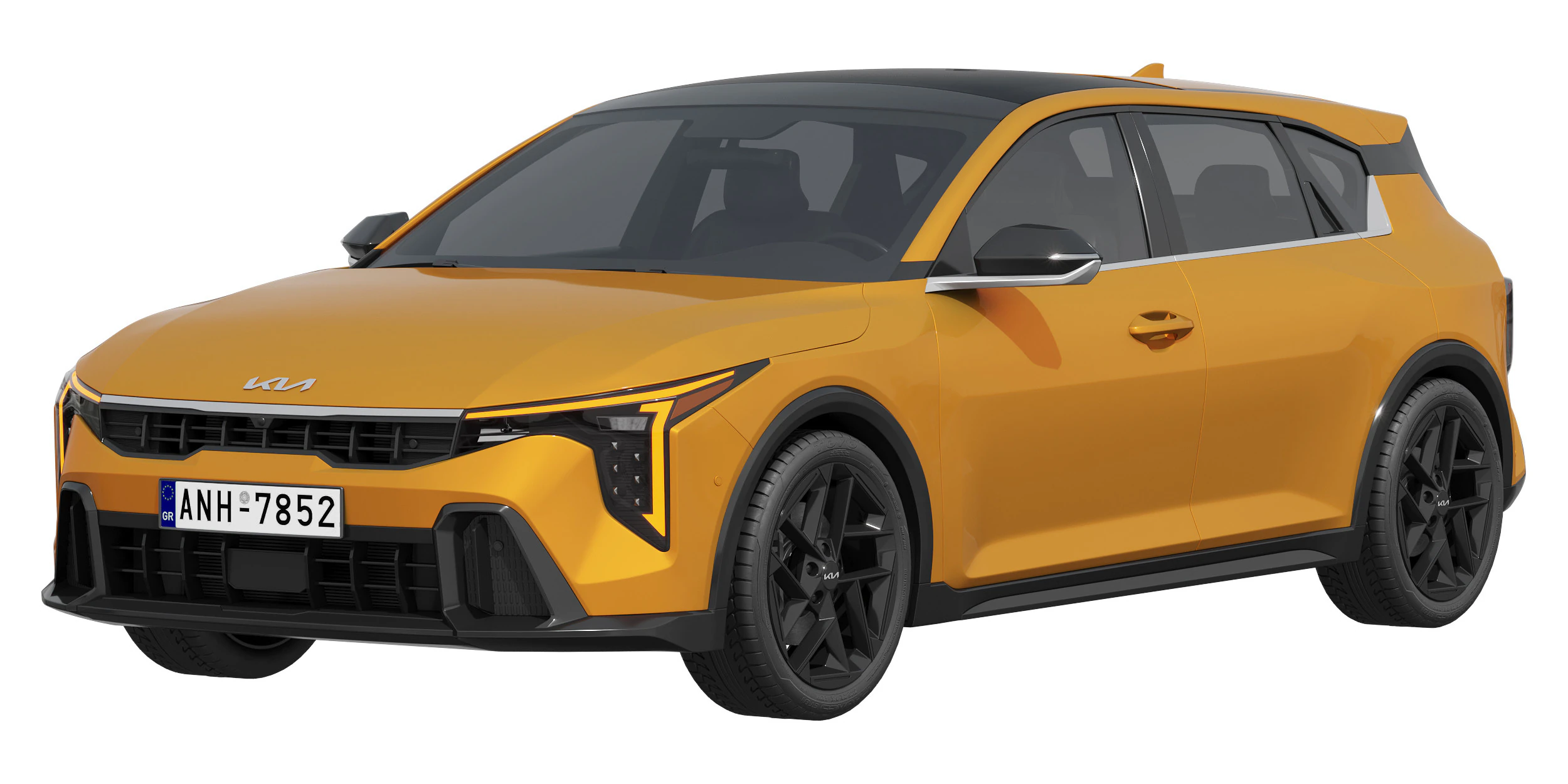 Kia K4 Hatchback 2026 3D Model .c4d .max .obj .3ds .fbx .stl .blend 