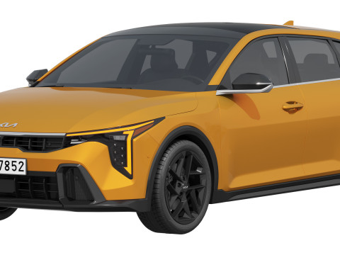 Kia K4 Hatchback 2026 3D Model