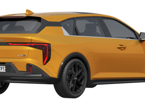 Kia K4 Hatchback 2026 3D मॉडल