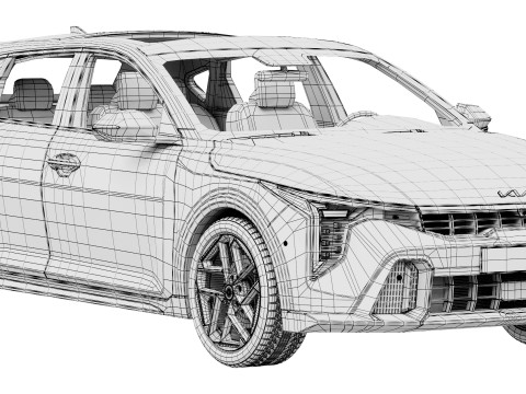 Kia K4 Hatchback 2026 3D मॉडल