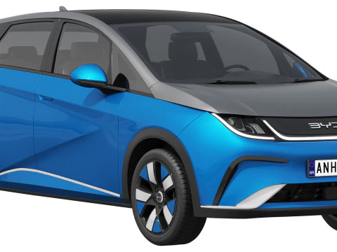 BYD Dolphin 2025 3D Modell