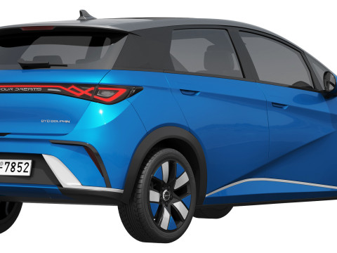 BYD Dolphin 2025 3D-Modell