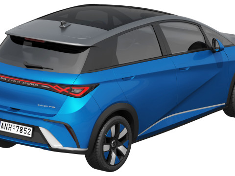 BYD Dolphin 2025 3D-Modell