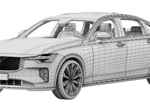 Volvo S90 2026 Modello 3D