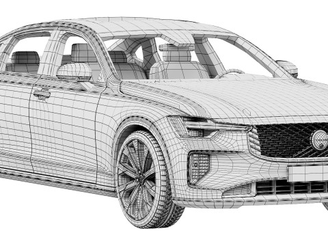 Volvo S90 2026 Modello 3D