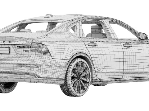 Volvo S90 2026 Modello 3D