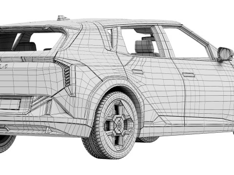 Kia EV4 Hatchback 2026 Modello 3D