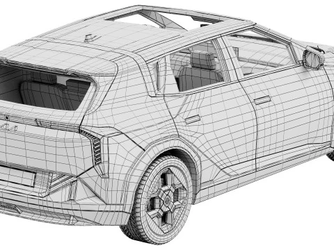 Kia EV4 Hatchback 2026 Modello 3D