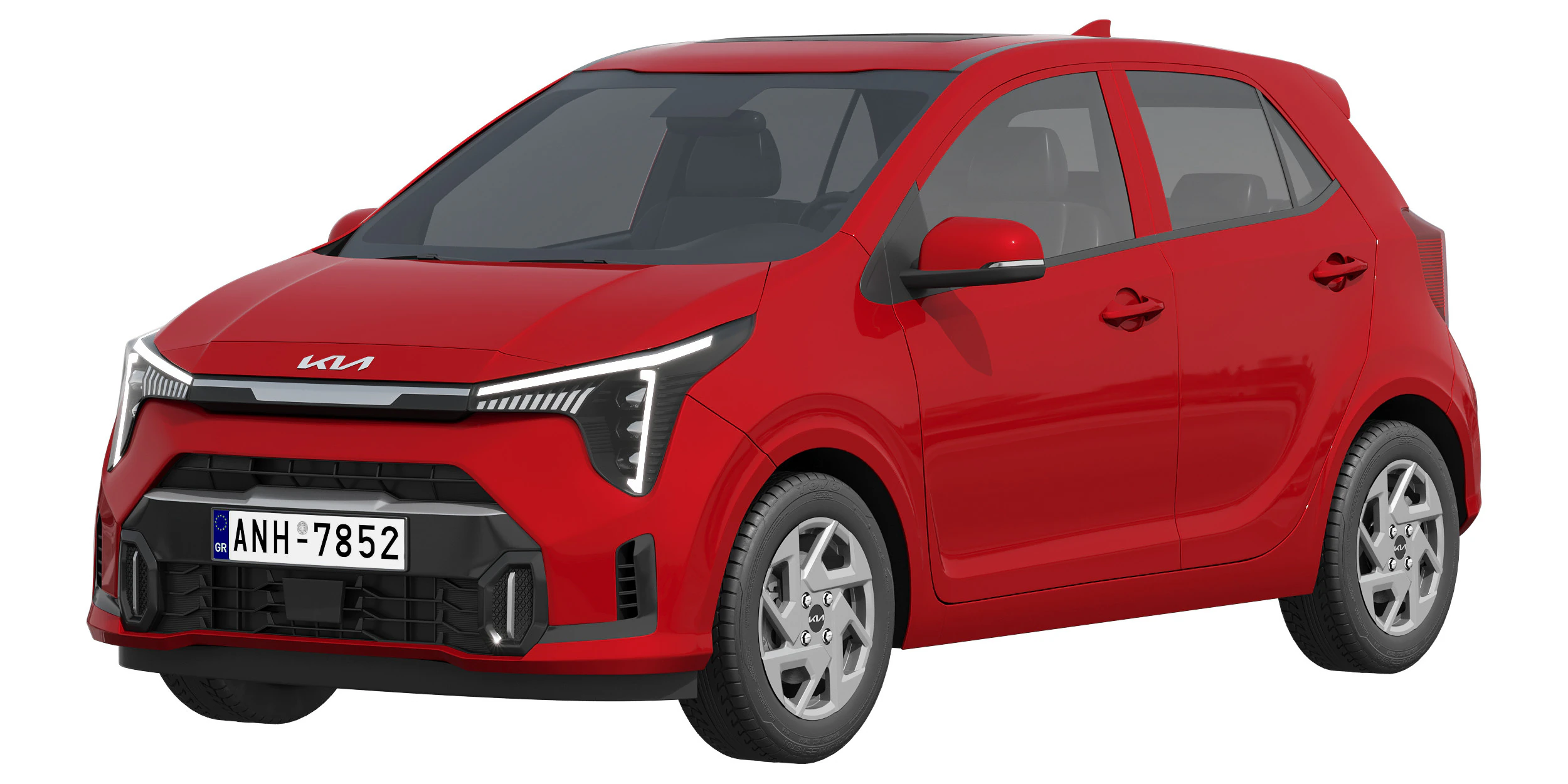 Kia Picanto 2024 3D Model .c4d .max .obj .3ds .fbx .stl .blend