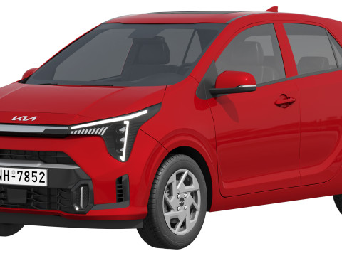 Kia Picanto 2024 3D Model