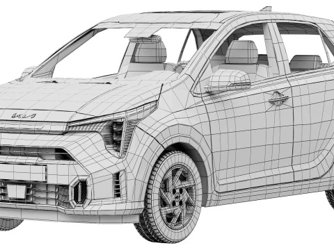 Kia Picanto 2024 3D Model