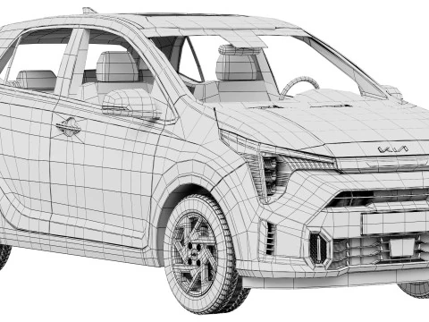 Kia Picanto 2024 3D Model