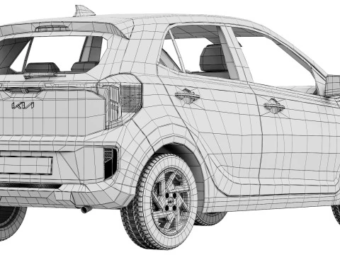 Kia Picanto 2024 3D Model