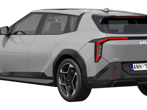 Kia EV4 Hatchback GT-Line 2026 3D Model