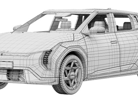 Kia EV4 Hatchback GT-Line 2026 3D Model