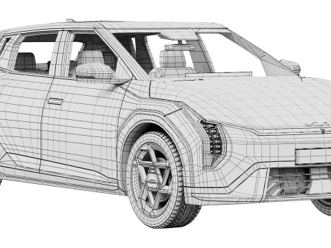 Kia EV4 Hatchback GT-Line 2026 3D Model