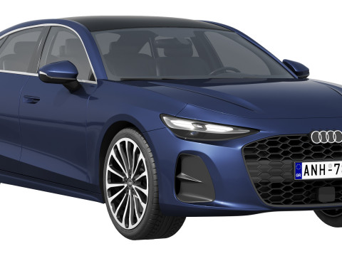 Audi A6 Sedan 2026 3D 모델