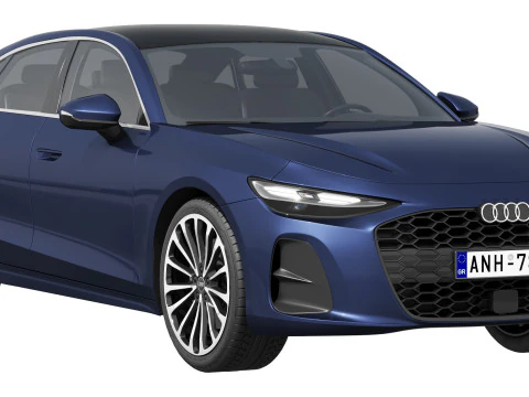 Audi A6 Sedan 2026 3D Model
