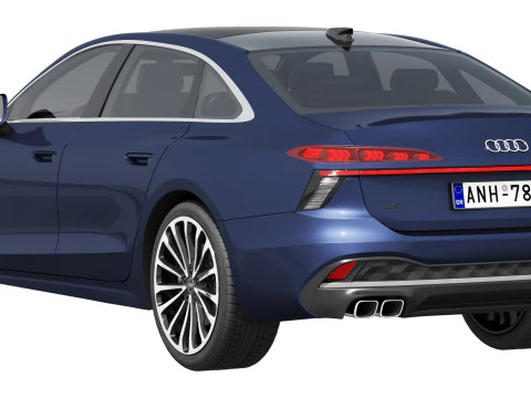 Audi A6 Sedan 2026 3D Model