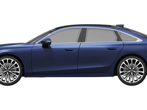 Audi A6 Sedan 2026 3D 모델