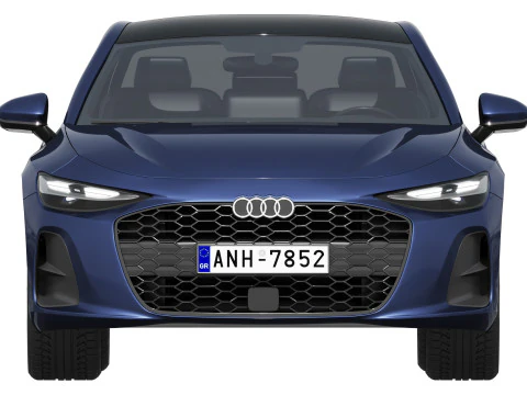 Audi A6 Sedan 2026 3D Model