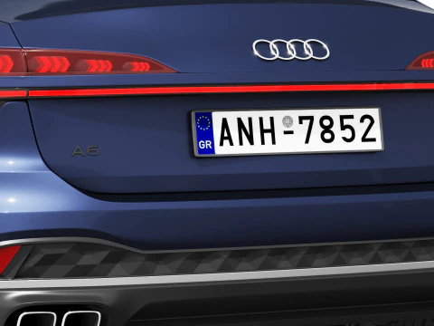 Audi A6 Sedan 2026 3D Model