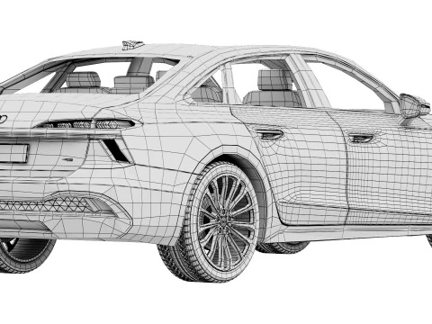 Audi A6 Sedan 2026 3D Model