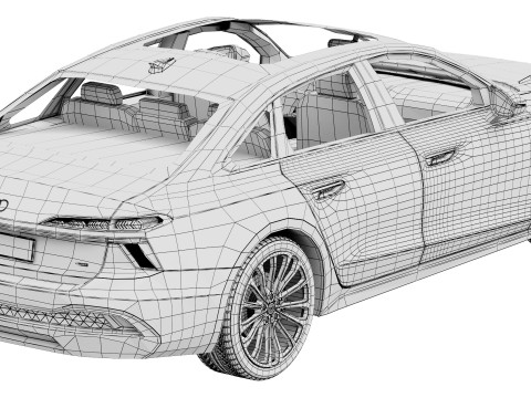 Audi A6 Sedan 2026 3D 모델