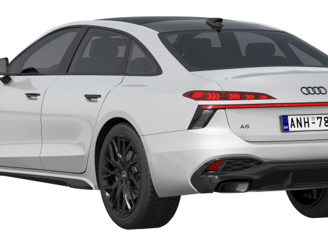 Audi A6 Sedan s-line 2026 Model 3D