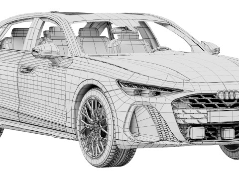 Audi A6 Sedan s-line 2026 Model 3D