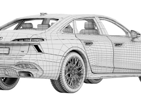 Audi A6 Sedan s-line 2026 Model 3D