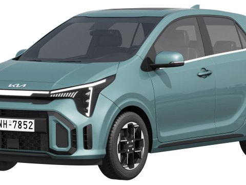 Kia Picanto GT-Line 2024 3D Model