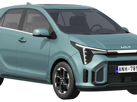 Kia Picanto GT-Line 2024 3D 모델