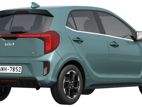 Kia Picanto GT-Line 2024 3D Model