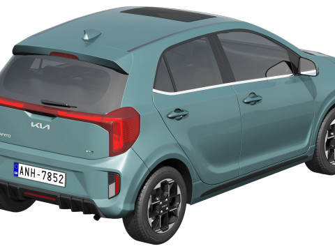 Kia Picanto GT-Line 2024 3D 모델