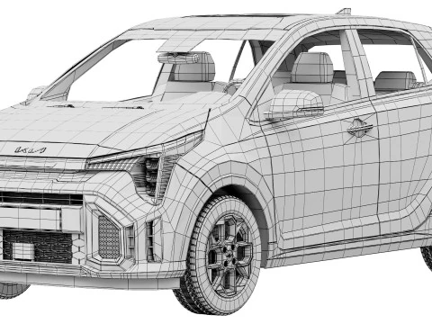 Kia Picanto GT-Line 2024 3D Model