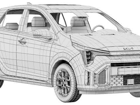 Kia Picanto GT-Line 2024 3D 모델