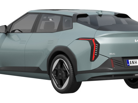Kia EV4 2026 3D Model