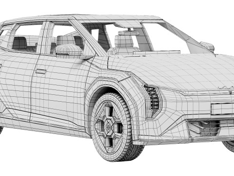 Kia EV4 2026 3D Model