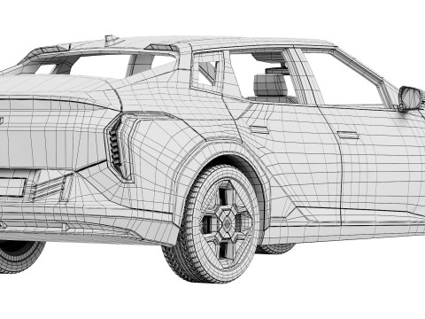 Kia EV4 2026 3D Model