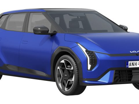 Kia EV4 GT-Line 2026 3D-Modell