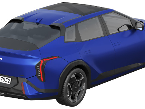 Kia EV4 GT-Line 2026 3D-Modell