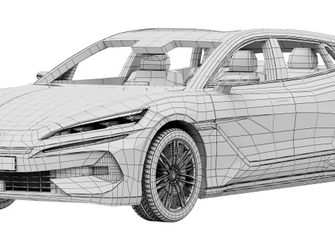 Denza Z9 GT 2025 3D Model