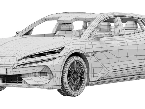 Denza Z9 GT2025 Modello 3D