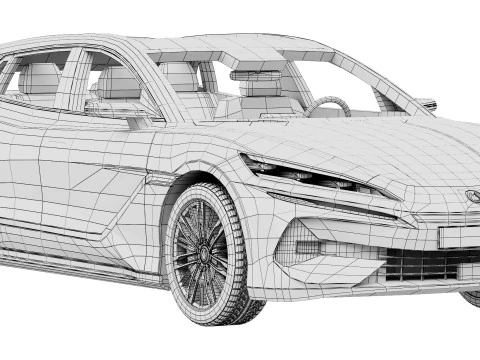 Denza Z9 GT2025 Modello 3D