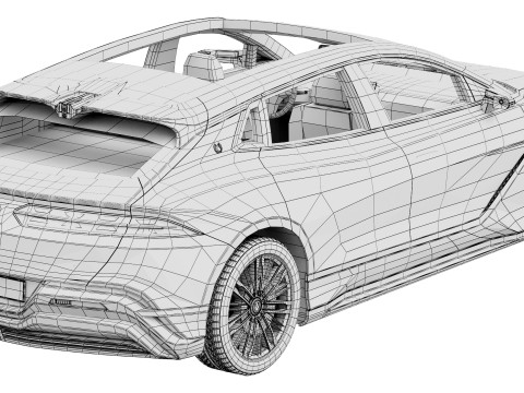 Denza Z9 GT 2025 3D Model