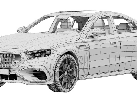Brabus 700 AMG E53 2026 3D Model