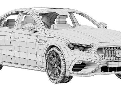 Brabus 700 AMG E53 2026 3D Model